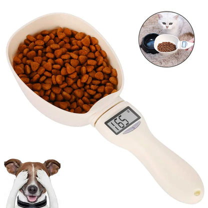 Digital Pet Food Scoop – Electronic Measuring Spoon with LED Display