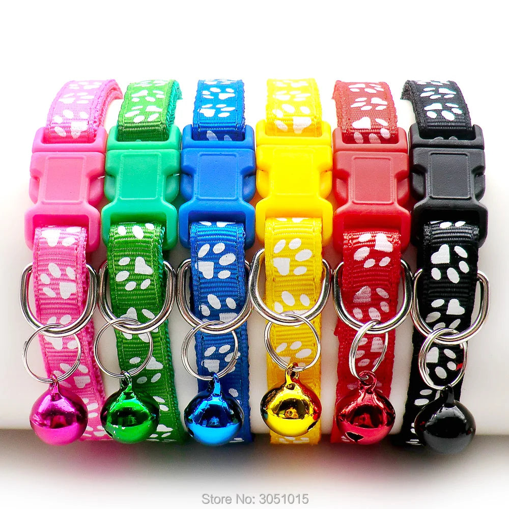 24-Pack Adjustable Dog/Cat Collars With Bell