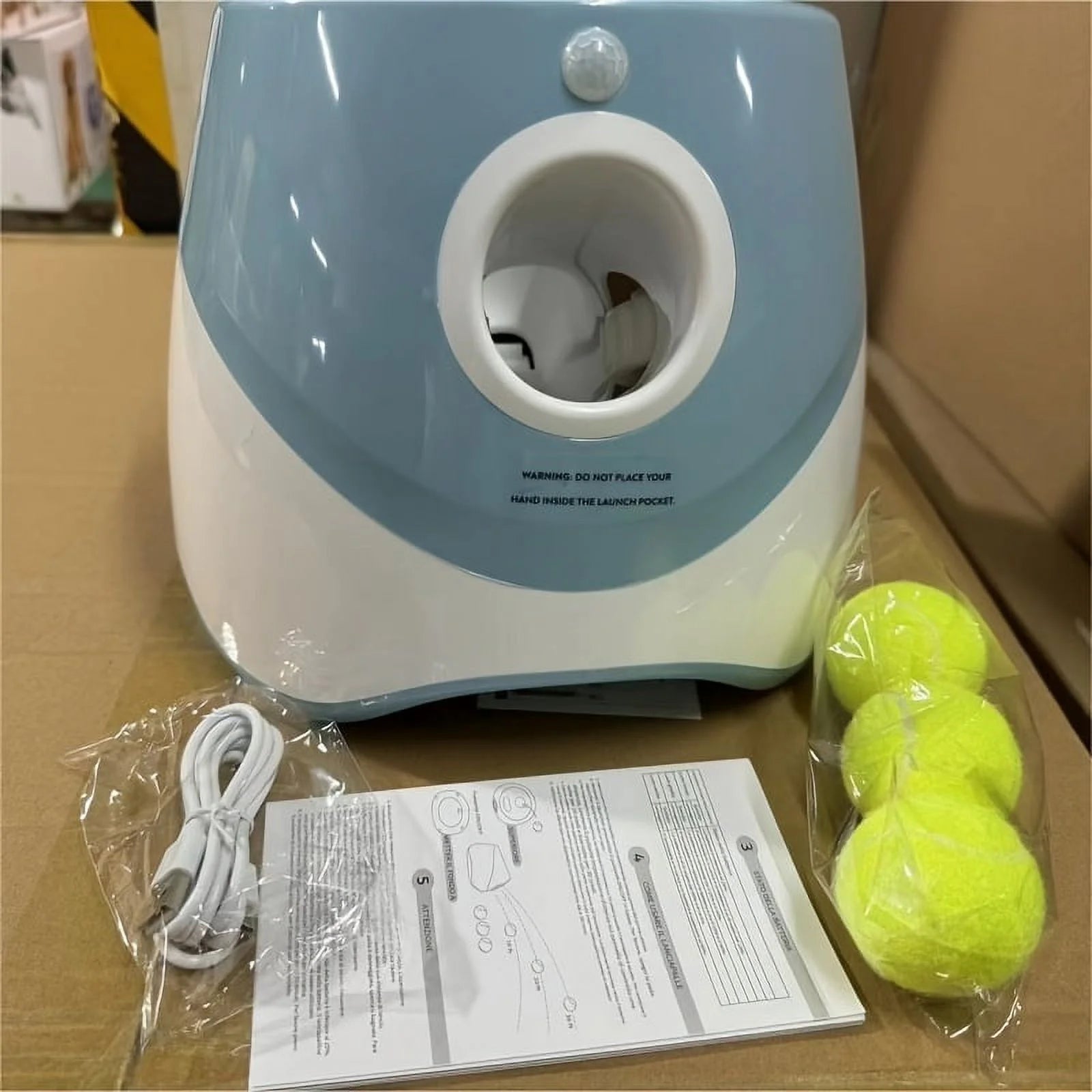 Automatic Tennis Ball Launcher – Interactive Fetch Trainer for Dogs