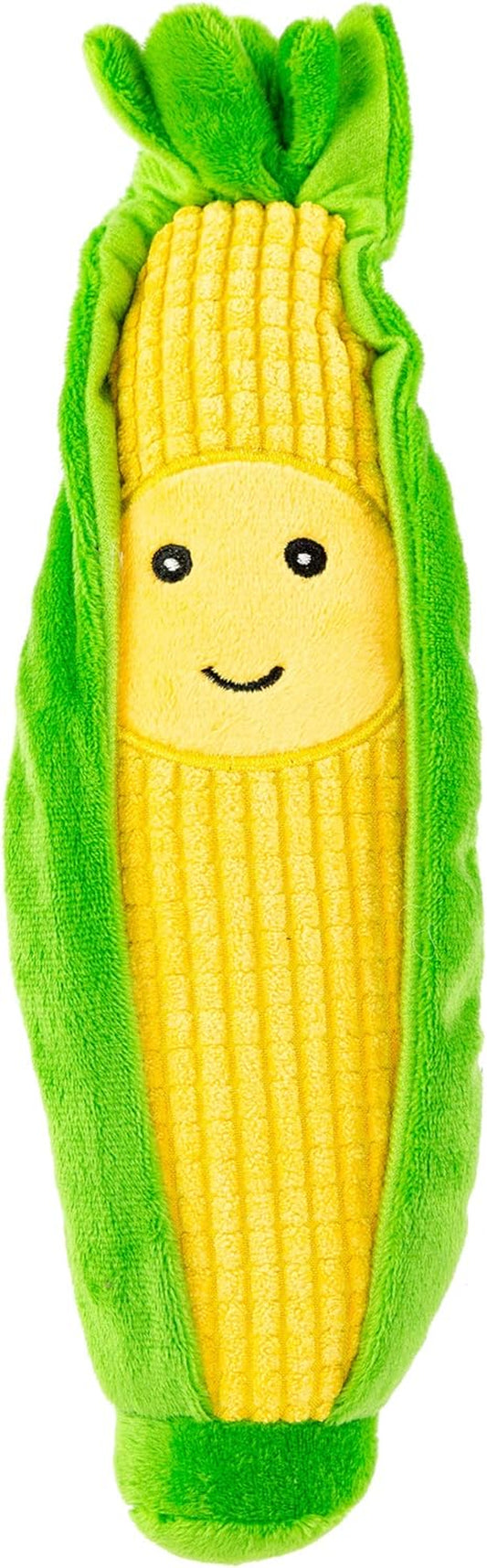 12-Inch Corn Plush Chew Toy