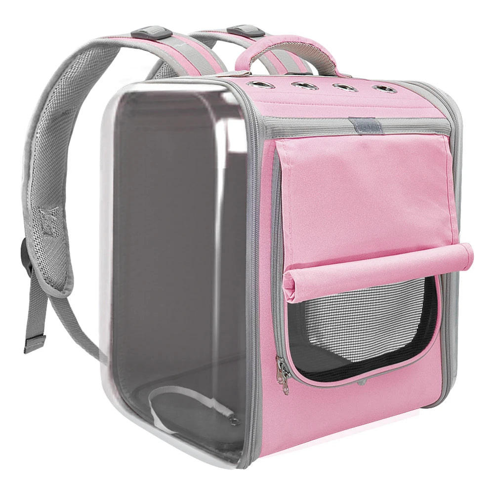 Breathable Pet Carrier Backpack – Comfortable Travel Bag for Cats & Small Dogs