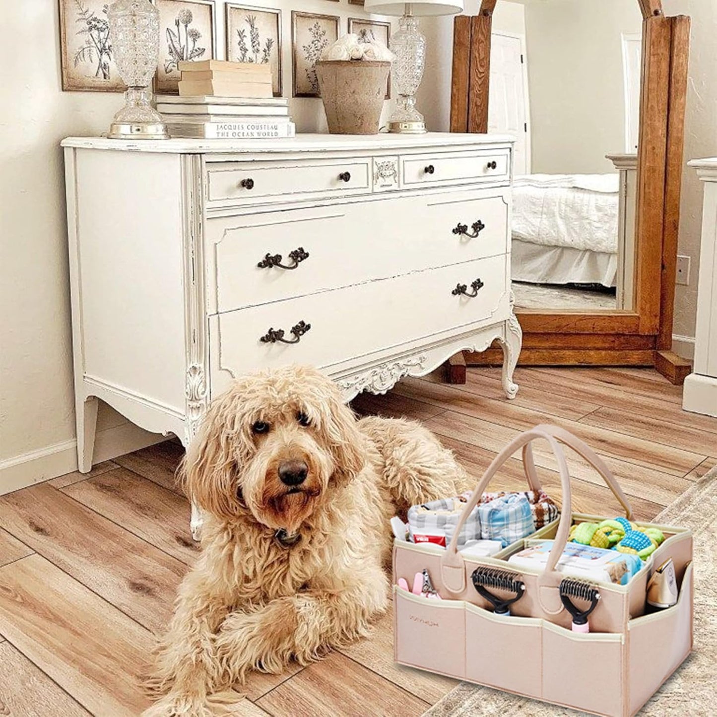 Pet Grooming Tote Bag – Convenient Storage for Grooming Tools & Accessories