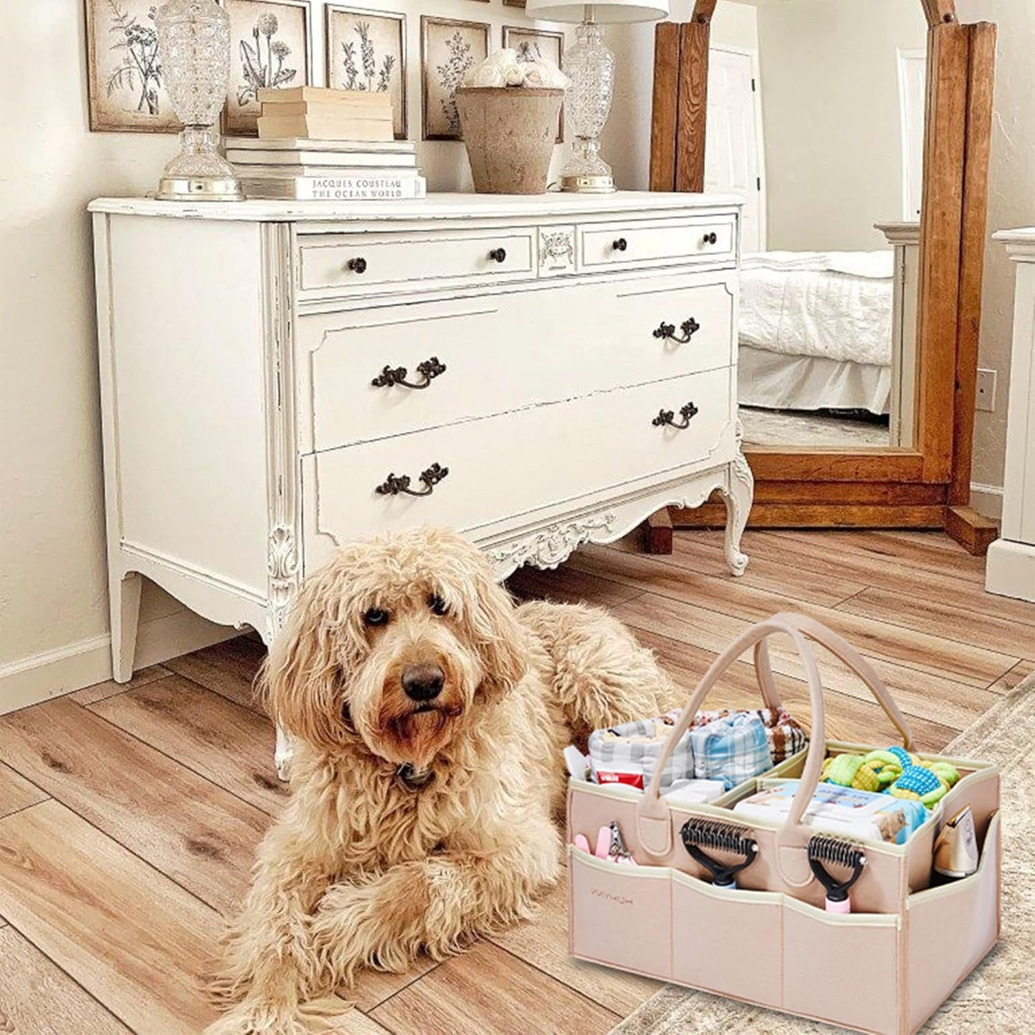 Pet Grooming Tote Bag – Convenient Storage for Grooming Tools & Accessories