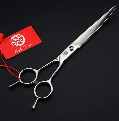 8 Inch Dog Hair Cutting, Curved and Thinning Scissor Shears Pet Grooming Tool Kit