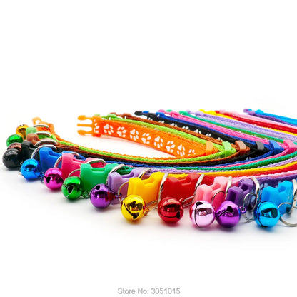 24-Pack Adjustable Dog/Cat Collars With Bell