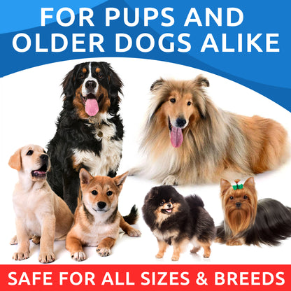 Omega 3 for Dogs - 180 Fish Oil Treats for Dog Shedding, Skin Allergy, Itch Relief, Hot Spots Treatment - Joint Health - Skin and Coat Supplement - EPA & DHA Fatty Acids - Salmon Oil