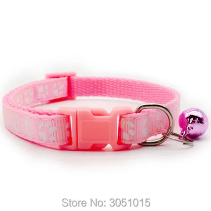 24-Pack Adjustable Dog/Cat Collars With Bell