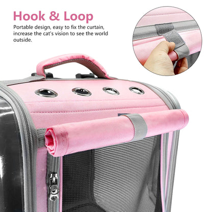 Breathable Pet Carrier Backpack – Comfortable Travel Bag for Cats & Small Dogs