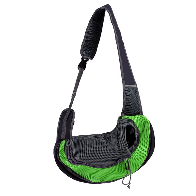 Breathable Cat Travel Bag – Portable Crossbody Shoulder Backpack for Pets