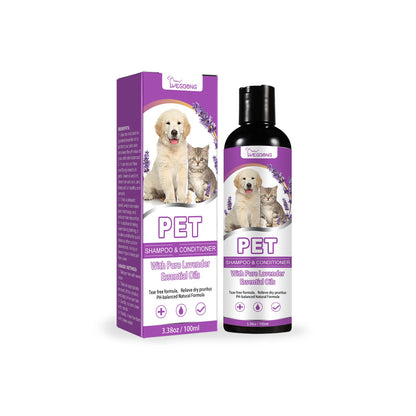 Soothing Dog Shampoo – PH-Balanced Flea Treatment & Hair Softening Wash