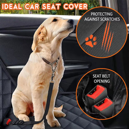 Durable Pet Car Seat Protector – Waterproof & Easy-to-Clean Rear Cover