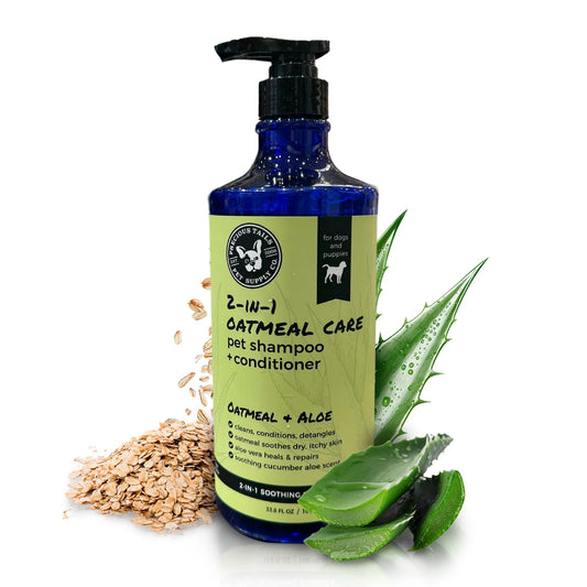 2 in 1 Pet Shampoo and Conditioner with Oatmeal Aloe Vera Cucumber 1000Ml