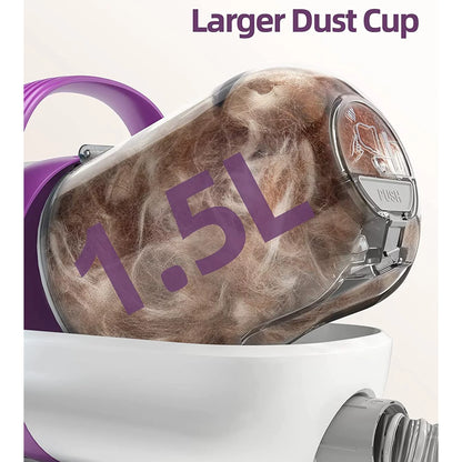 7-in-1 Quiet Pet Grooming Vacuum – Multi Function Hair & Home Cleaning for Dogs & Cats