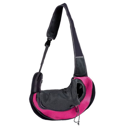 Breathable Cat Travel Bag – Portable Crossbody Shoulder Backpack for Pets